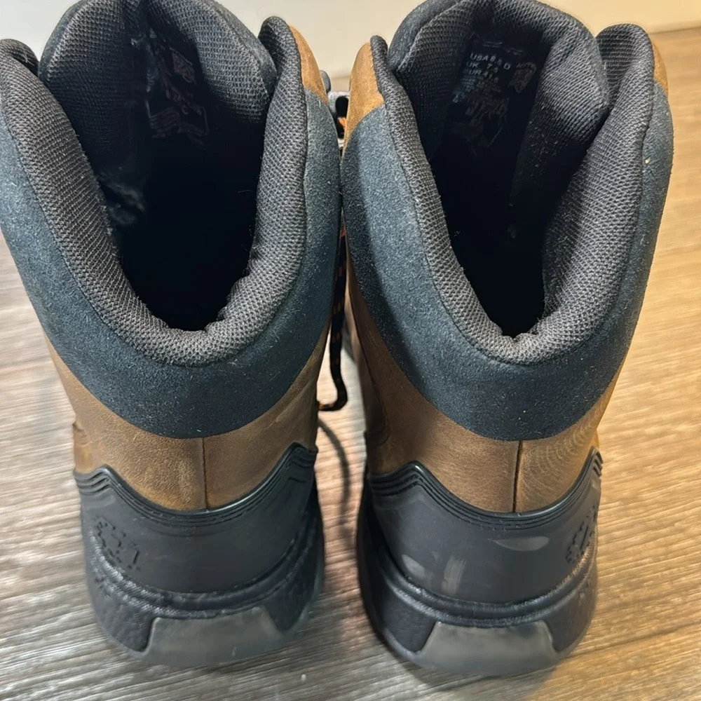 Hytest work boots steel toe waterproof leather boots men’s size 8.5